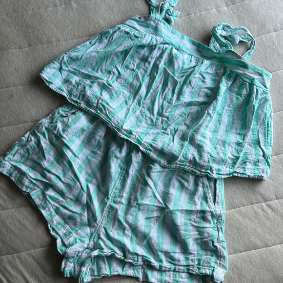 Stony clover stripe top and shorts - Picture 2 of 5